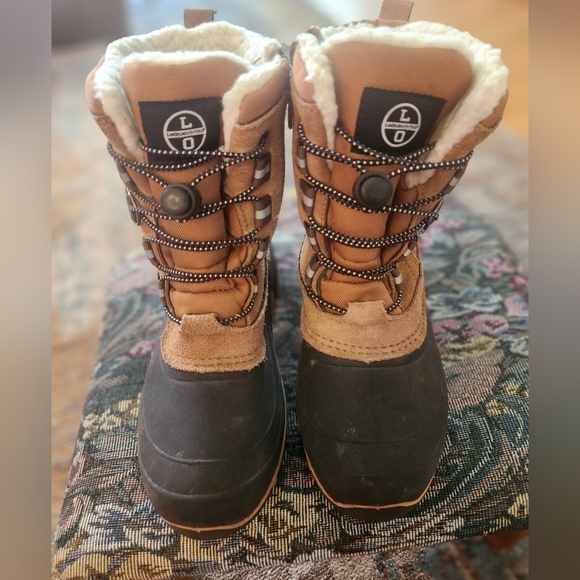 Lincoln OUTFITTERS Boys WARM WINTER Snowboots SIZE 3 - Picture 1 of 16